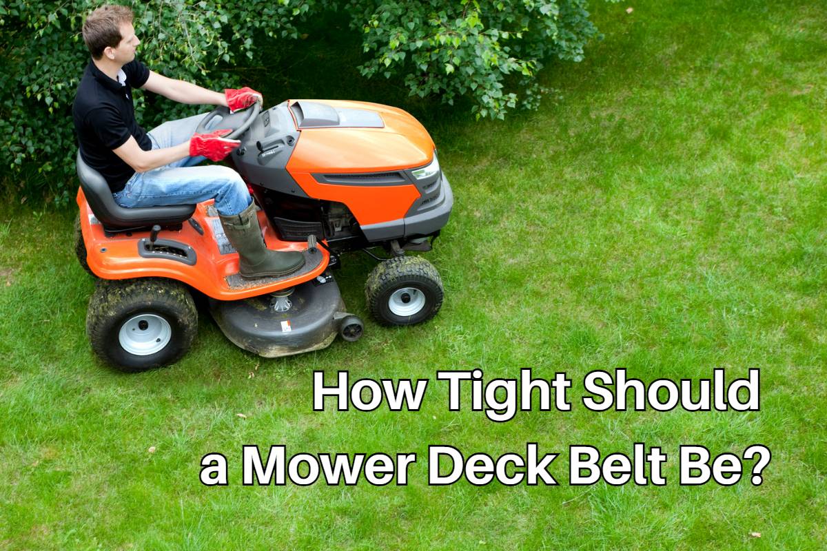 The Perfect Tension: How Tight Should a Mower Deck Belt Be?